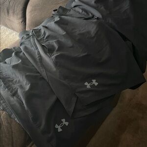Under Armour Black Performance Training Shorts with White Logo x 2 Pairs